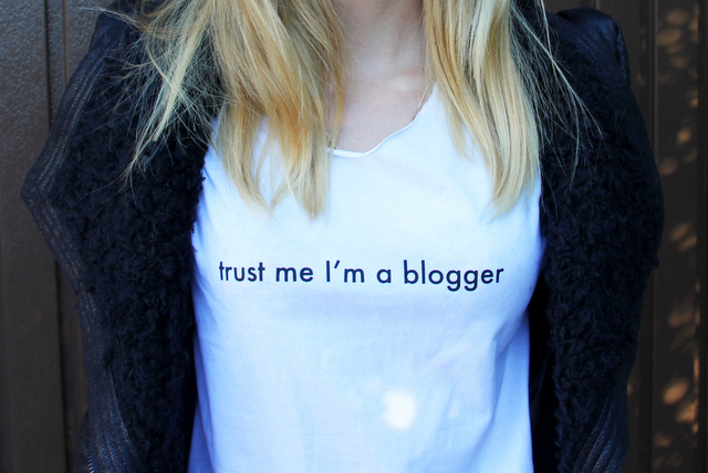 Trust me I’m a blogger.